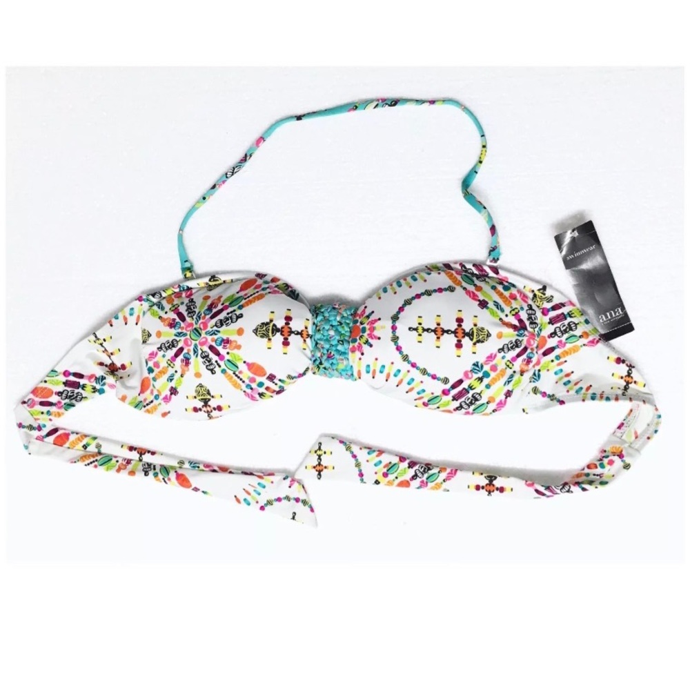 Women's Bikini Top White a.n.a. Swimwear Strapless